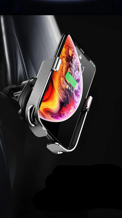 AutoGrip &  Smart Car Mount with Wireless Charging & Infrared Sensor