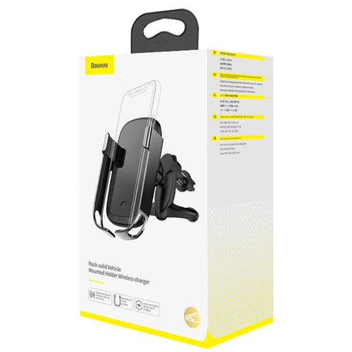 AutoGrip &  Smart Car Mount with Wireless Charging & Infrared Sensor