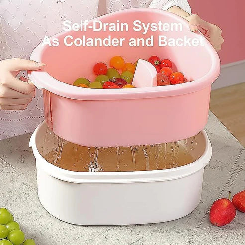 FreshRinse & Portable Fruit Cleaner for Chemical-Free Washing