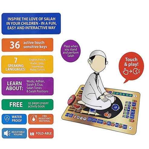 DeenPlay &  Interactive Islamic Learning Mat for Kids