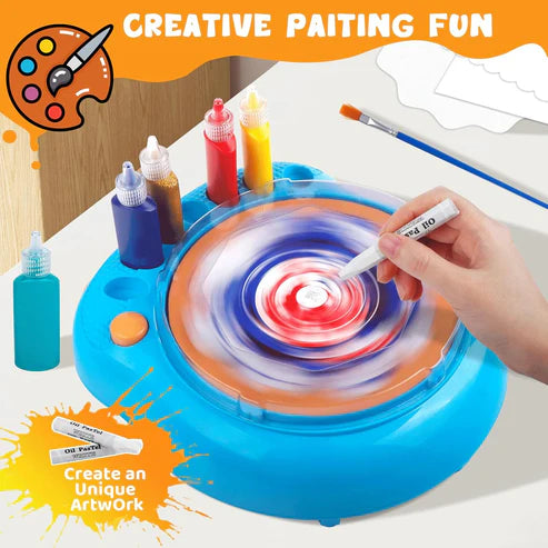 SpinSplash   Magical Spin Art Machine for Creative Fun