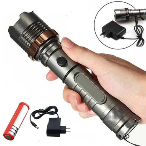 TorchMax &  T6 Tactical Flashlight with Zoom & Alloy Body