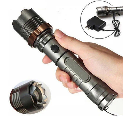 TorchMax &  T6 Tactical Flashlight with Zoom & Alloy Body
