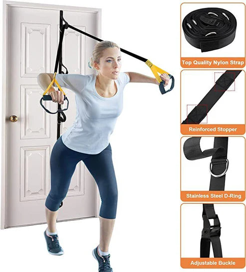 Elite Suspension Training Kit & Full Body Workout Anywhere